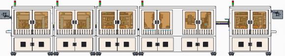 手机中板自动组装线